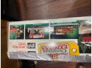 1986 Vintage New Bright Musical Christmas Express Train Whistle Sounds Locomotive Train Set