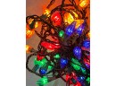 50 Textured C7 Plastic Light Strand Multi-Color Christmas Lights Indoor Fully Tested And Working UL 3184 #2