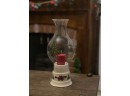 Vintage 1985 Christmas By Carlton Hurricane Lantern Christmas Tree Small Pillar Candle New In Box
