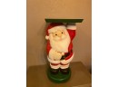 Mr. Christmas 22' Remote Control Serving Santa With Tray On Wheels Vintage Needs Remote AS IS