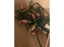Vintage Iridescent Glass Strawberry Mini Light Multi-color Strand Christmas Lights Working Issue UL R-5964 #5