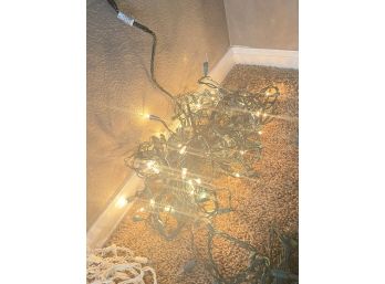 Vintage 16 Function String Mini Lights Marquee Warm White 150 Lights Outdoor Indoor Lights Tested Working
