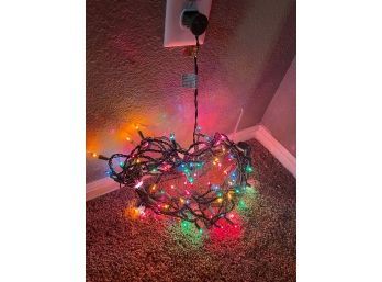 Mini String Lights Outdoor Indoor 75 Count Multicolor Mini Lights Tested Working Static #2