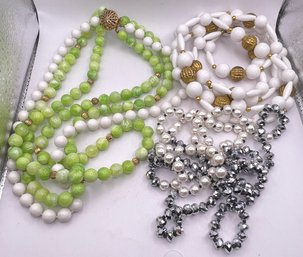 Lot Of 3 Costume Necklaces