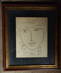 After Henri Matisse (1869 - 1954) French, Madame Pompadour (Pour Versailles) Book Print Lithograph Mourlot