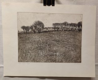 Etching By Moishe Smith Titled Old Conn Limited Edition 111/250