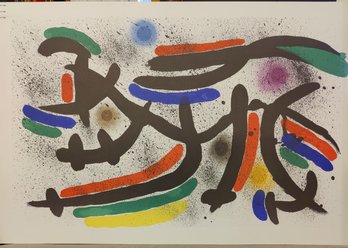 Joan Miro From The Miro Lithographe Volume I - Original Lithograph Plate IX (9)
