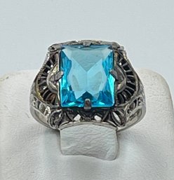 Vintage Filigree Sterling Silver Ring