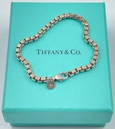 Authentic Tiffany & Co. Sterling Silver Venetian Link Bracelet