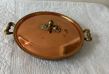 Italian Copper Lidded Pan