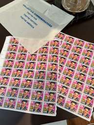 Two Full Sheets Of Elvis Presley Stamps 29 Cents