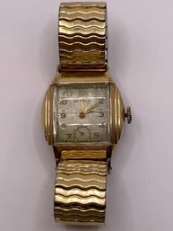 Vintage Mens Benrus Hudson Award Wristwatch