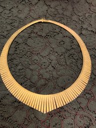 Fabulous Vermeil Sterling Silver Collar Necklace