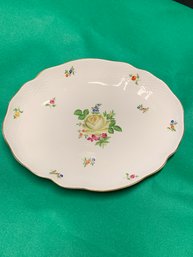 Beautiful Vintage Oval HEREND Porcelain Plate