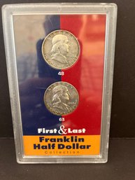 Franklin 1/2 Dollar Set 1948 And 1963