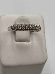 Vintage Classic 14 Kt Gold And Diamond Ring Band