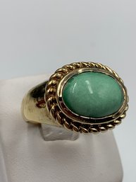 Vermeil Sterling Silver Turquoise Ring