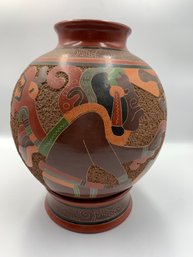 Renown Pottery Artist Roger Calero Signed Nicaraguan Pottery