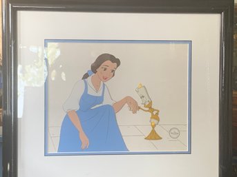 1993 DISNEY Beauty And The Beast Cel In Frame