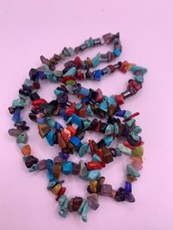 Colorful Multi Gemstone Necklace