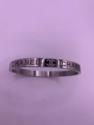 CHANEL Logo Bangle Bracelet