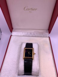 Authentic Vintage CARTIER Unisex Mechanical Wristwatch