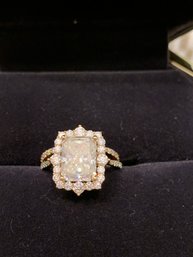 Gorgeous 2 Plus Carats Of Cultured Diamonds Gold Rings