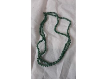 2 Strands Of Jade Beads