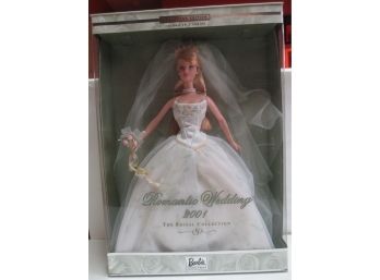 NOS Barbie 29438 2001 Romantic Wedding Blonde Doll From The Wedding Collection