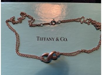 Genuine Tiffany & Co Sterling Infinity Necklace