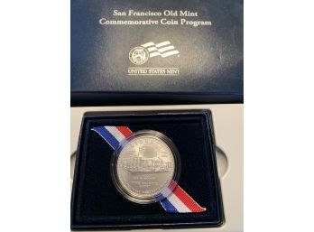 San Francisco Old Mint Silver Dollar 90 Si