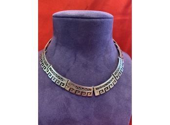 Vintage Sterling Silver Chunky Necklace