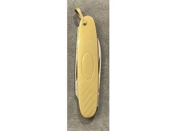 Victorian Gold Filled Pocket Knife With Bale