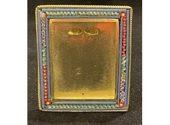 Vintage Micro Mosaic Miniature Photo Frame