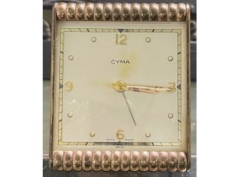 Cyma Swiss Made Travel Clock