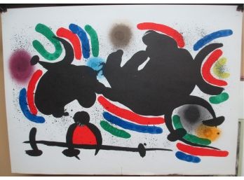 From Joan Miro Volume I Original Lithograph Plate IV After Miro