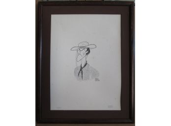 Al Hirschfeld (1903 - 2003) New York, Limited Edition Lithograph Rawhide Rowdy Yates