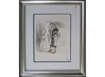 Al Hirschfeld (1903 - 2003) New York, Limited Edition Etching Bette Davis Sadie Thompson 1979