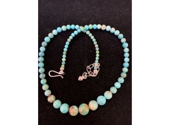Jay King Graduated Turquoise Beads Necklace