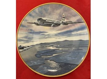 Set Of 4 Pan Am Pioneer Flights Collectors Plates Plus One Plate
