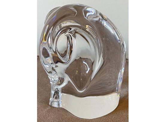 Steuben Crystal Elephant Paper Weight