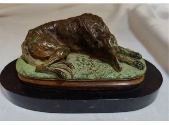 Paul Joseph Raymond Gayrard (3 September 1807  1855) French RECUMBENT Hound Bronze
