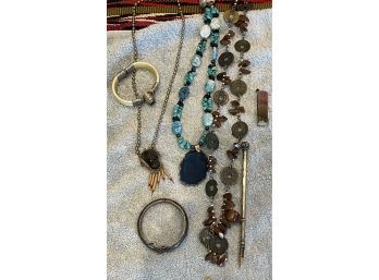 Lot Of Jewelry Including Silver And Stones
