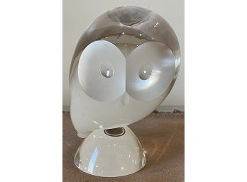 Crystal Abstract Owl By Steuben