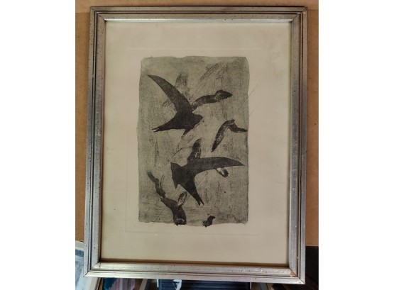 Birds In Flight By Georges Braque Etching