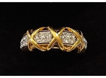 Amazing Tiffany Inspired Joan Rivers Schlumberger Ring Size 10