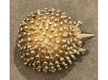 Fantastic Sterling Silver Hedgehog Pin