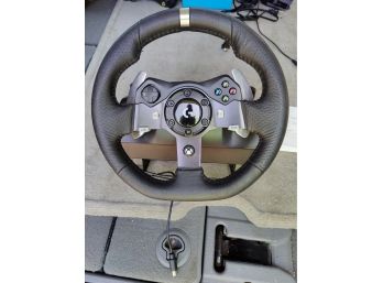 Logitech Driving Force G920 Gaming Racing Wheel W/ Pedals PS4 PS3 Used