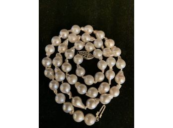 Beautiful Creamy White Baroque Genuine Pearls