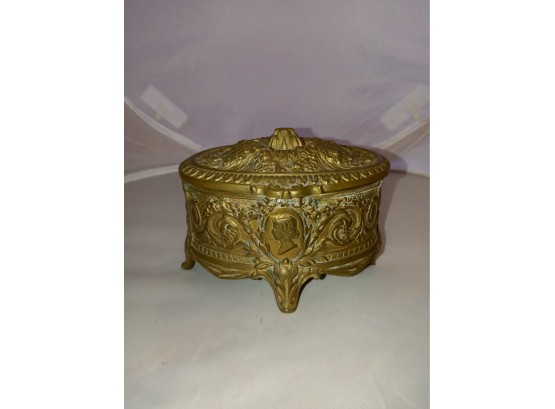 Victorian Bronze Dresser Box
